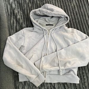 Brandy Melville Cropped Zip up